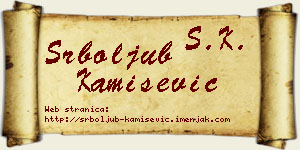 Srboljub Kamišević vizit kartica